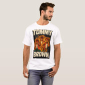 Tommy Brown kant A T-shirt (Voorkant volledig)