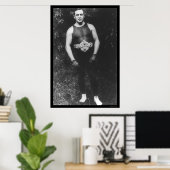 Tommy Burns Boxing 1910 Poster (Thuiskantoor)