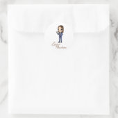 Tommy Cash Espresso Macchiato Eurovision 2025 Esto Ronde Sticker (Tas)