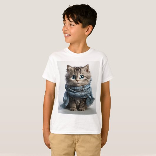 Tommy, de donkerste Tabby Cat T-shirt (Voorkant volledig)