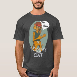 Tommy de kat grappige jongen t-shirt