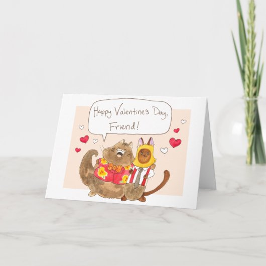 Tommy en Elvis valentijn Feestdagen Kaart (Voorkant)