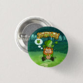 Tommy Four Leaf Clover Small Button (Voorkant /achterkant)