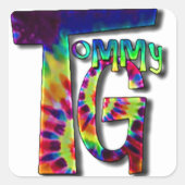 Tommy G Stickers! Vierkante Sticker (Voorkant)