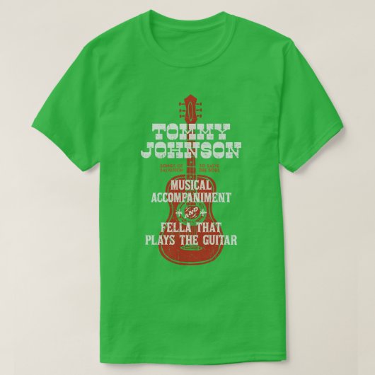 Tommy Johnson O Brother Where Art Thou T-shirt (Design voorkant)