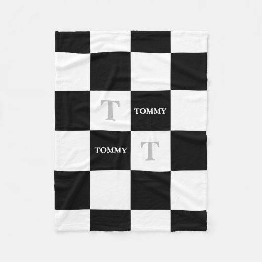 TOMMY Naam Aangepaste Kinder Unisex Kwekerij Naam  Fleece Deken (Voorkant)