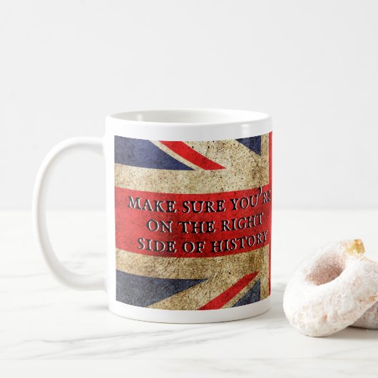 Tommy Robinson - Rechterkant van de geschiedenis ( Koffiemok (Met donut)