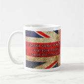 Tommy Robinson - Rechterkant van de geschiedenis ( Koffiemok (Links)