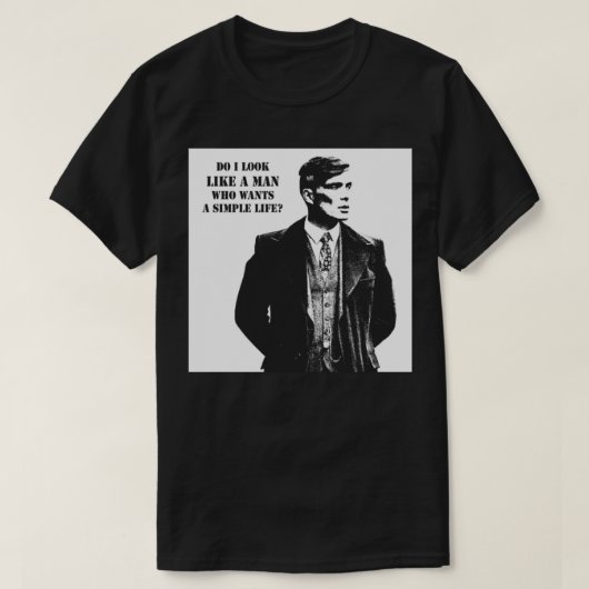 Tommy Shelby Canvas Print T-shirt (Design voorkant)