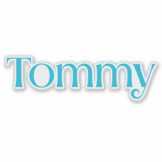 Tommy Sticker (Voorkant)
