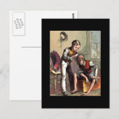 Tommy Tatters krijgt een haircut Briefkaart (Voorkant / Achterkant)