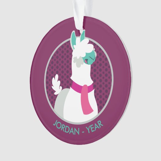 Tommy the Llama Ornament (voorkant)