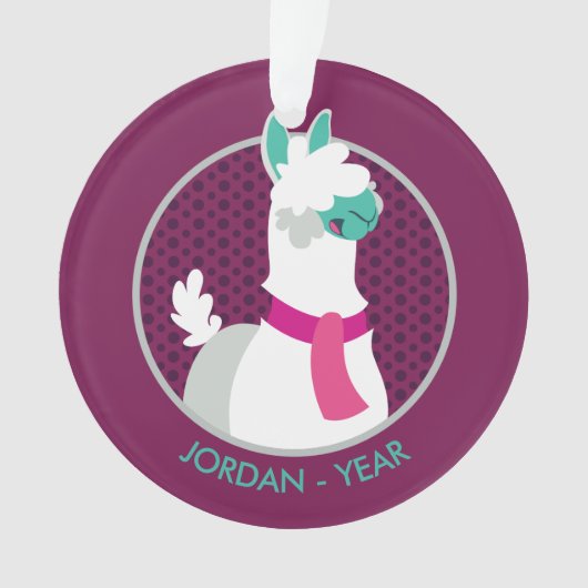 Tommy the Llama Ornament (voorkant)