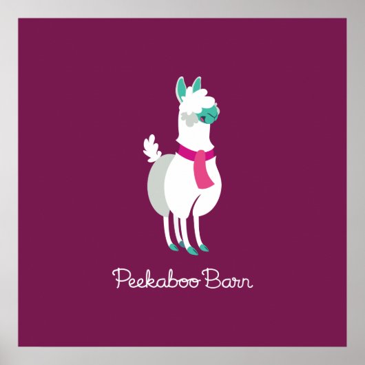 Tommy the Llama Poster (Voorkant)