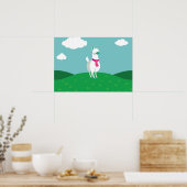 Tommy the Llama Poster (Keuken)