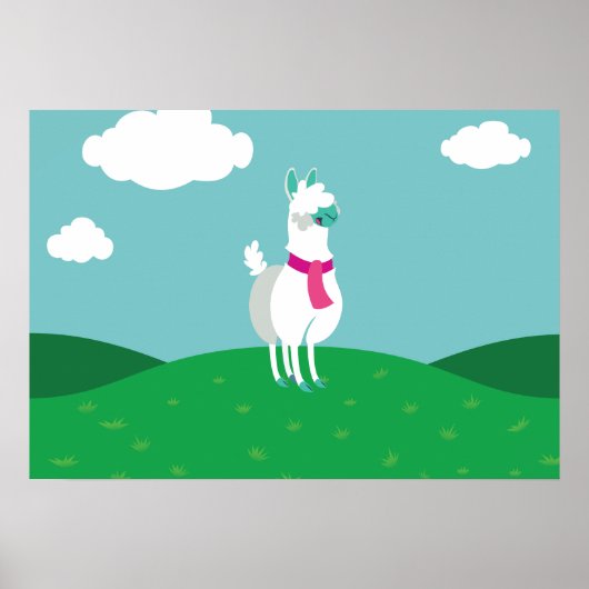 Tommy the Llama Poster (Voorkant)