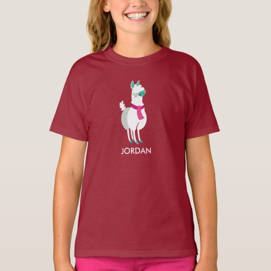 Tommy the Llama T-shirt (Voorkant)
