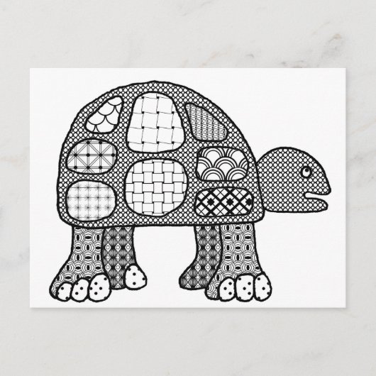 Tommy The Turtle Briefkaart (Voorkant)