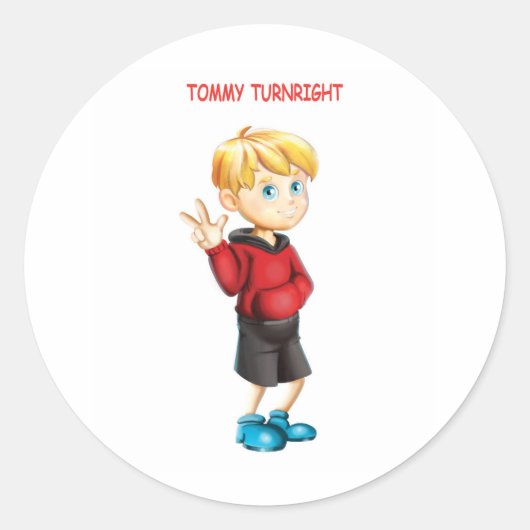 Tommy Turnright Stickers (Voorkant)