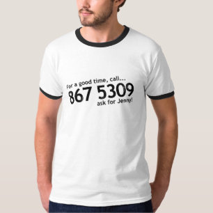Tommy Tutone 867 5309 T-shirt