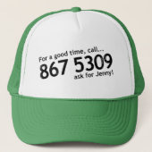 Tommy Tutone 867 5309 Trucker Pet (Voorkant)