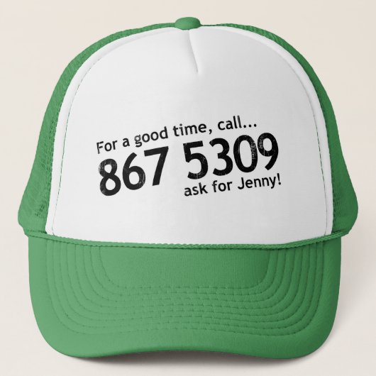 Tommy Tutone 867 5309 Trucker Pet (Voorkant)