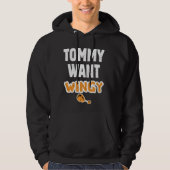 Tommy Want Wingy Funny Chicken Tommy Likkey Funny  Hoodie (Voorkant)