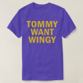 Tommy Want Wingy T-shirt (Design voorkant)