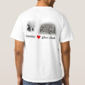 tommyheartgleeclub.com t-shirt (Achterkant)
