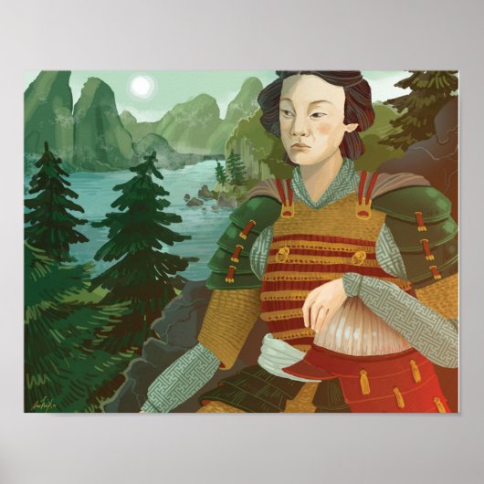 Tomoe Gozen Poster (Voorkant)