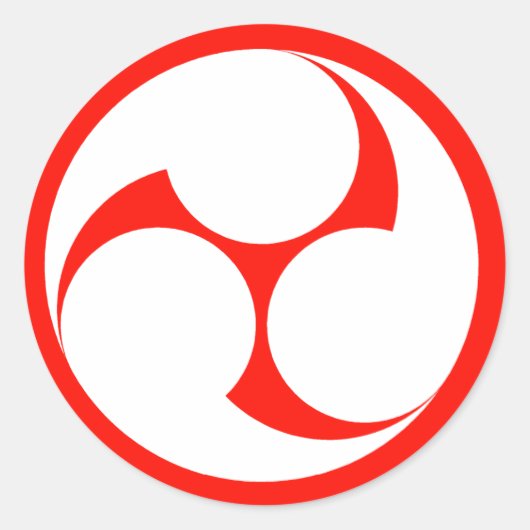 Tomoe Mon sticker (Voorkant)
