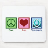 Tomografie van de vredesliefdestomografie muismat (Voorkant)