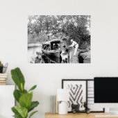 Tomoka River, Florida, 1880 Poster (Thuiskantoor)