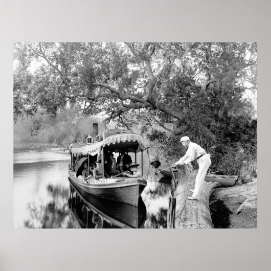 Tomoka River, Florida, 1880 Poster (Voorkant)