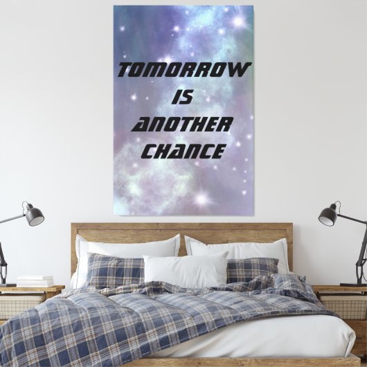 Tomorrow Canvas print (Insitu (Slaapkamer))