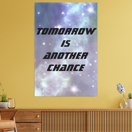 Tomorrow Canvas print (Insitu (Woonkamer))