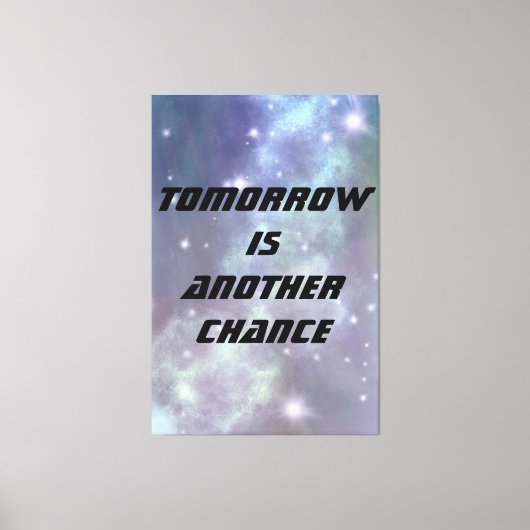 Tomorrow Canvas print (Voorkant)