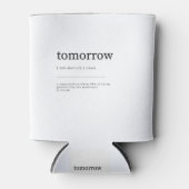 Tomorrow Definition Dictionary Art print Blikjeskoeler (Voorkant)