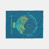 Tomorrow Needs You 988 Suicide Prevention Awarenes Fleece Deken (Voorkant (Horizontaal))