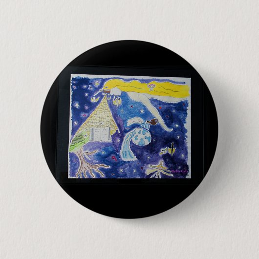 Tomorrow Never Knows-knop Ronde Button 5,7 Cm (Voorkant)