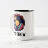 tomorrow tweekleurige koffiemok (Voorkant links)