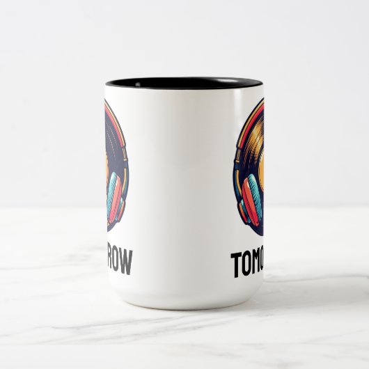 tomorrow tweekleurige koffiemok (Center)