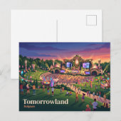 Tomorrowland Boom België Briefkaart (Voorkant / Achterkant)