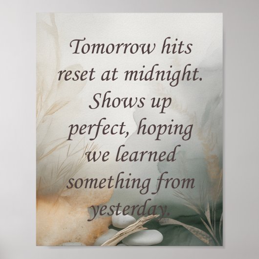 Tomorrows Poster (Voorkant)