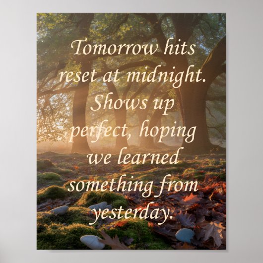 Tomorrows Poster (Voorkant)