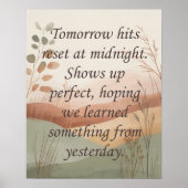 Tomorrows Poster (Voorkant)