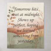 Tomorrows Poster (Voorkant)