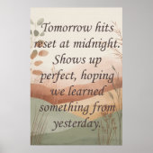 Tomorrows Poster (Voorkant)