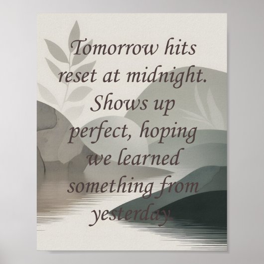 Tomorrows poster (Voorkant)