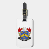 Tompkins Family Crest Bagagelabel (Voorkant verticaal)